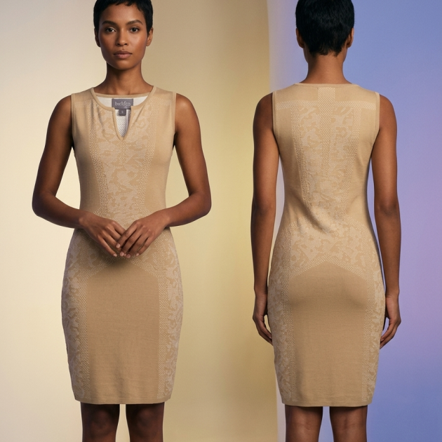 Vestido color crema talla S/M