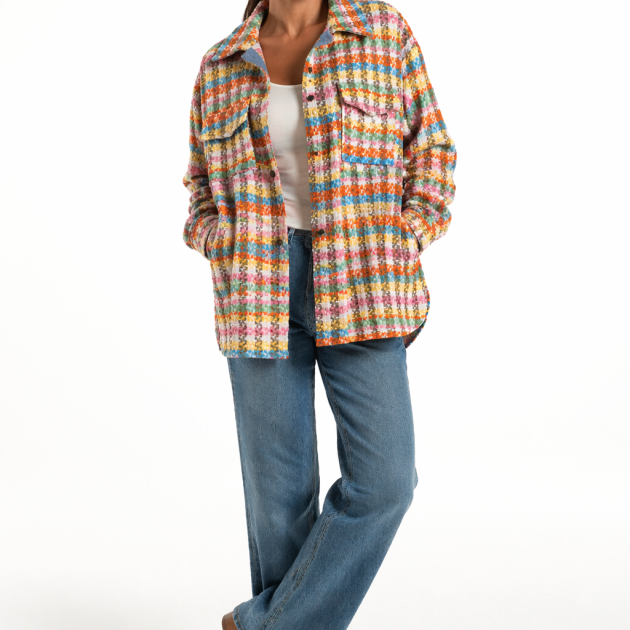 Sobrecamisa a cuadros hasta talla 46