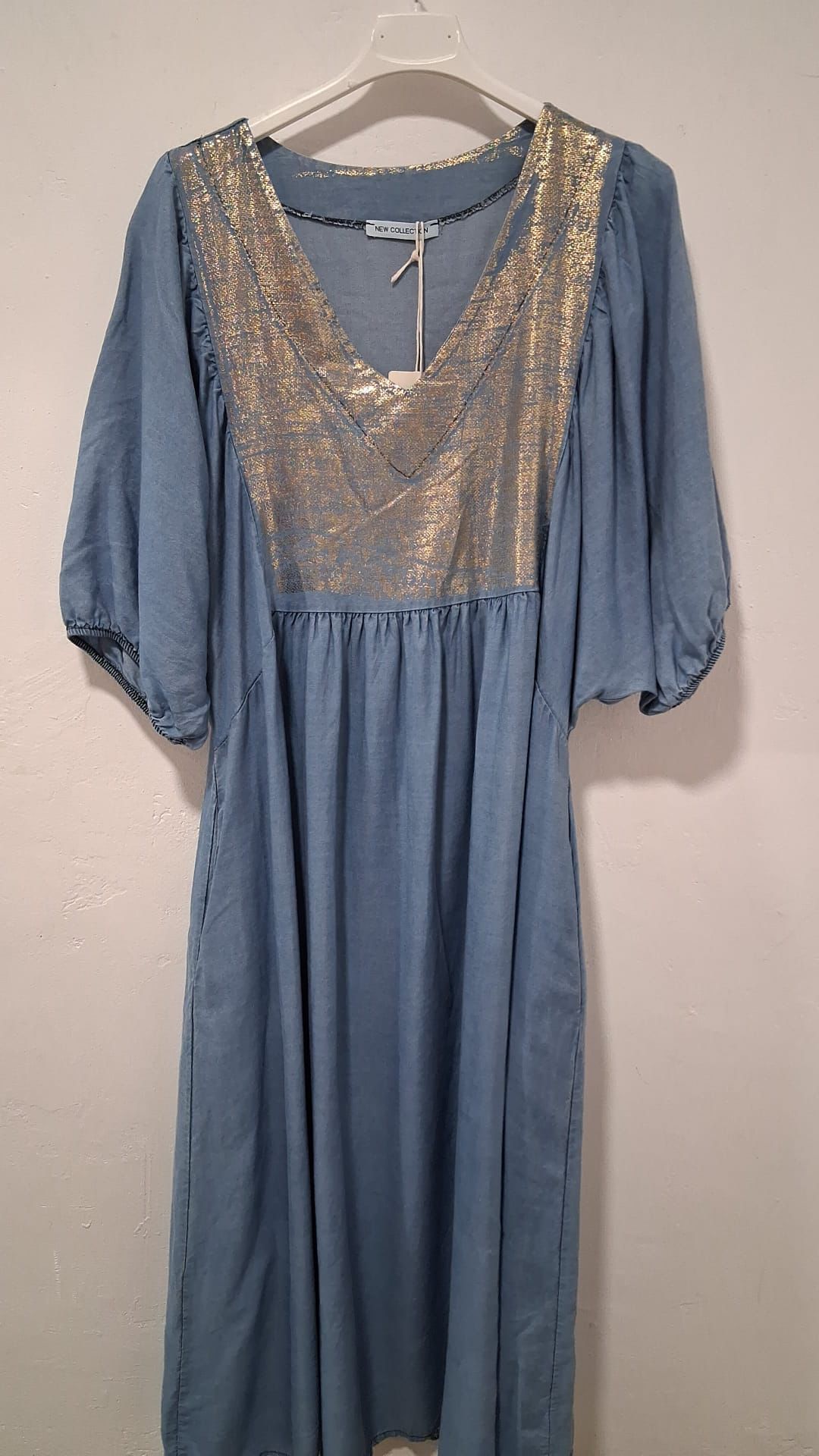 Vestido azul talla de la 40 hasta la 46 - Imagen 2